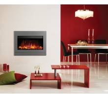 Gazco Riva2 670 Electric Designio2 Steel Fire - Iridium