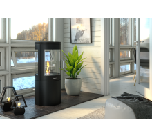 Henley Berlin Bioethanol Stove with three-sided glass design