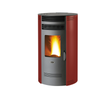 Henley Bio 80Q Pellet Stove - Bordeaux Round