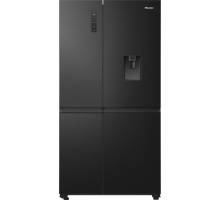 Hisense RS840N4WFE American style fridge freezer, black finish, Dalzells