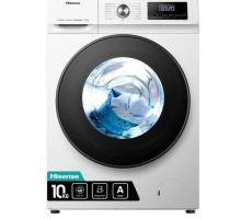 Hisense WFQA1014EVJM 10kg 1400 Spin Washing Machine - White Front View