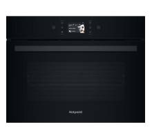 Hotpoint HCS9A9PHTSBA Class 9 compact steam oven in black 45cm