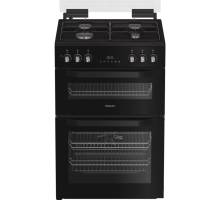 Hotpoint HDD6GDC2B1 dual fuel double cooker 60cm black finish