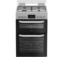 Hotpoint HDG6GDCW gas double cooker in white 60cm