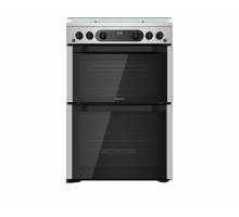 Hotpoint HDM67G0CCX Gas Double Cooker - Inox