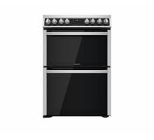 Hotpoint HDM67V8D2CX Electric Double Oven Cooker - Inox