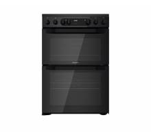 Hotpoint HDM67V9CMB Electric Double Oven Cooker - Black 