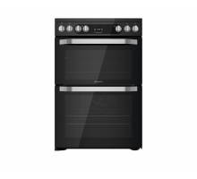 Hotpoint HDM67V9HCB Electric Double Oven Cooker - Black 