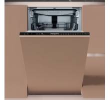 Hotpoint HP6IC11BS7LA0UK slimline built in dishwasher, 45cm wide, Dalzells