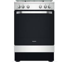 Hotpoint HS67G2PMX Gas Single Cooker - Silver