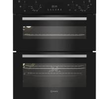 Indesit DUI10DB Built Under Electric Double Oven - Black