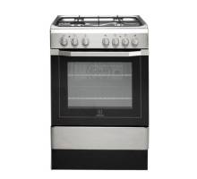 Indesit I6G52X Single Dual Fuel Cooker - Stainless Steel