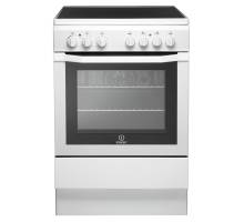 Indesit I6VV2AW Single Electric Cooker with Cermic Hob