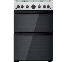 Indesit ID67G0MCXUK Gas Double Cooker