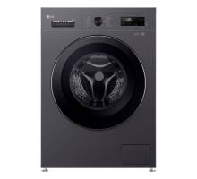 LG F4X1009NMK 9kg grey washing machine with direct drive motor