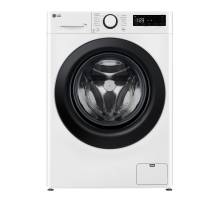 LG F4Y510WBLN1 10kg 1400 Spin Washing Machine - White Front View