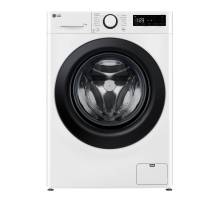 LG F4Y511WBLN1 11kg white washing machine front view