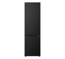 LG GBV5240CEP NatureFRESH™ tall fridge freezer in matte black finish