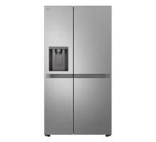 LG GSLC41PYPE side-by-side fridge freezer in Prime Silver finish