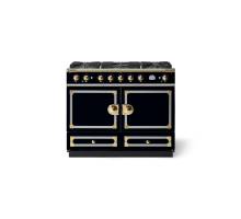 La Cornue CornuFé 110cm Dual Fuel Polished Brass Gloss Black