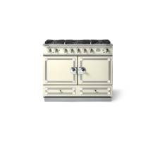 La Cornue CornuFé 110cm Dual Fuel Polished Chrome Blanc