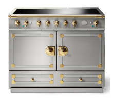 La Cornue CornuFé 110cm Induction Polished Brass Stainless Steel