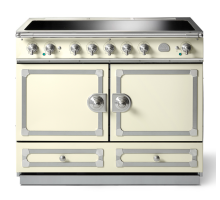 La Cornue CornuFé 110cm Induction Satin Chrome Ivory