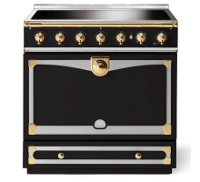 La Cornue CornuFé Albertine 90cm Induction Polished Brass Matte Black