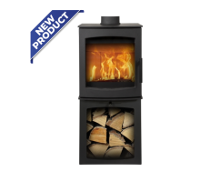 Mi Fires Tinderbox Medium on Log Box Wood Stove