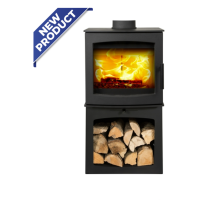 Mi Fires Tinderbox Small on Log Box Wood Stove