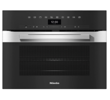 Miele H7440BM Compact Microwave Oven - Stainless Steel