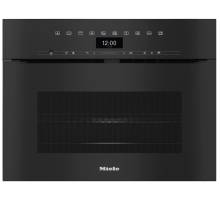 Miele H7440BMX Compact Microwave Oven - Obsidian Black