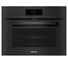 Miele H7840BM Compact Microwave Oven - Obsidian Black