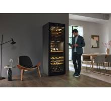 Miele KWT4999F Freestanding Wine Fridge- Obsidian Black Glass