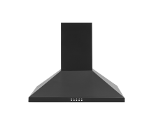 Montpellier MH600BK 60cm Black Chimney Hood