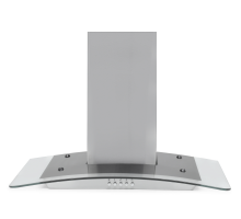 Montpellier MHG600X Curved Glass Stainless Steel Chimney Hood