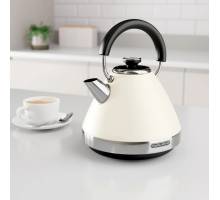 Morphy Richards 100132 1.5 Litres Venture Pyramid Rapid Boil Kettle - Cream