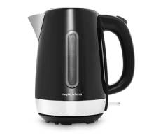 Morphy Richards Equip 1.7L Jug Kettle – Black Stainless Steel with Rapid Boil Technology