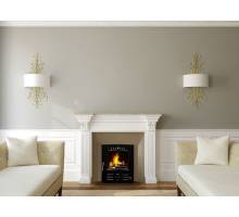 Mulberry QIS Stove Fire Front - Enamel Black