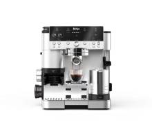 Ninja ES601UK Luxe Café Espresso Machine in black and stainless steel on kitchen worktop