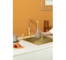 Quooker FNSGLD Fusion Square Tap in Gold – 5-in-1 kitchen tap