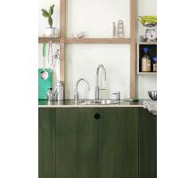 Quooker NSRCHR Nordic Round Double Tap - Stainless Steel