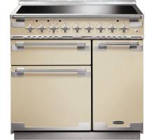 Rangemaster  ELS90EICR- 90cm Elise Induction Cream Brushed Chrome Range Cooker 107900