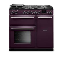 Rangemaster AURA90DFPPLM-BN1 90cm Aura Dual Fuel Range Cooker