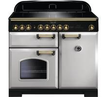 Rangemaster CDL100EIRPB - 100cm Classic Deluxe Electric Induction Royal Pearl Brass Range Cooker 114840