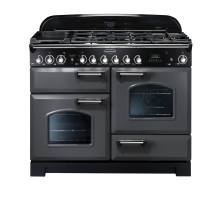 Rangemaster CDL110DFFSLC - 110cm Classic Deluxe Dual Fuel Slate Chrome Range Cooker 124280