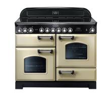 Rangemaster CDL110ECCRC - 110cm Classic Deluxe Electric Ceramic Cream Chrome Range Cooker 81330