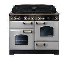 Rangemaster CDL110ECRPB - 110cm Classic Deluxe Electric Ceramic Royal Pearl Brass Range Cooker 114600