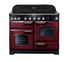 Rangemaster CDL110EICYC - 110cm Classic Deluxe Electric Induction Cranberry Chrome Range Cooker 90400