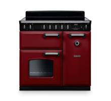 Rangemaster CL90EIPBORCM1 Classic 90cm induction range cooker in bordeaux with chrome trim